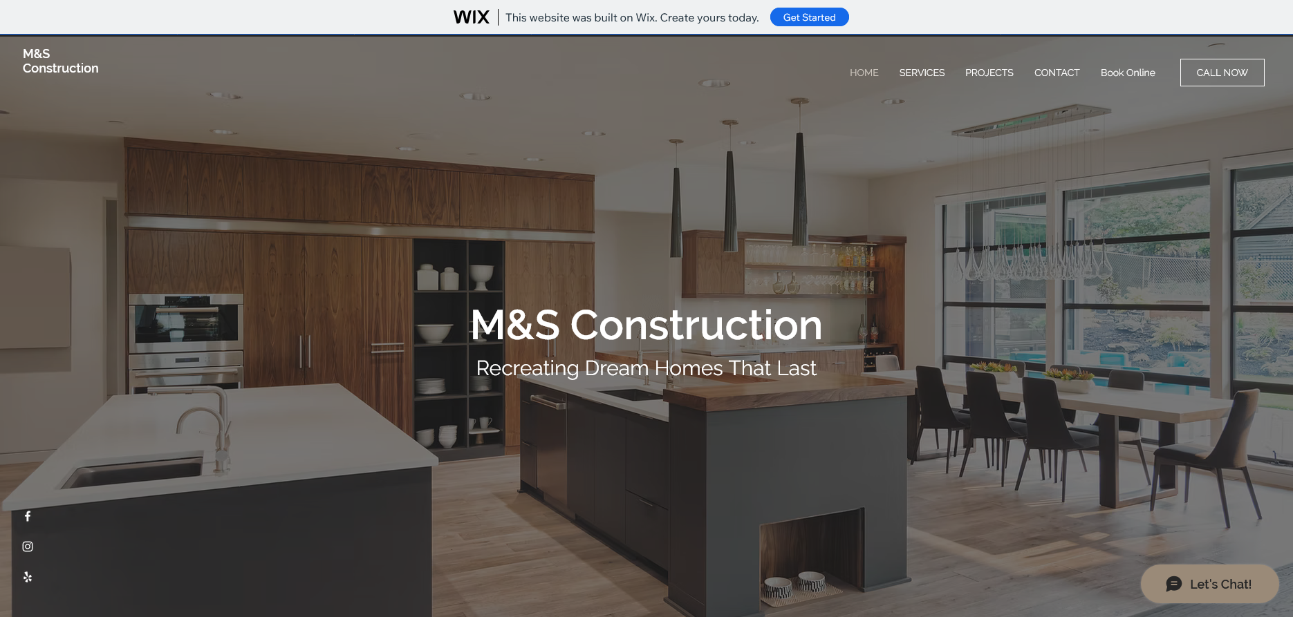 Remodeling website design example for South Jersey remodeling and construction contractor